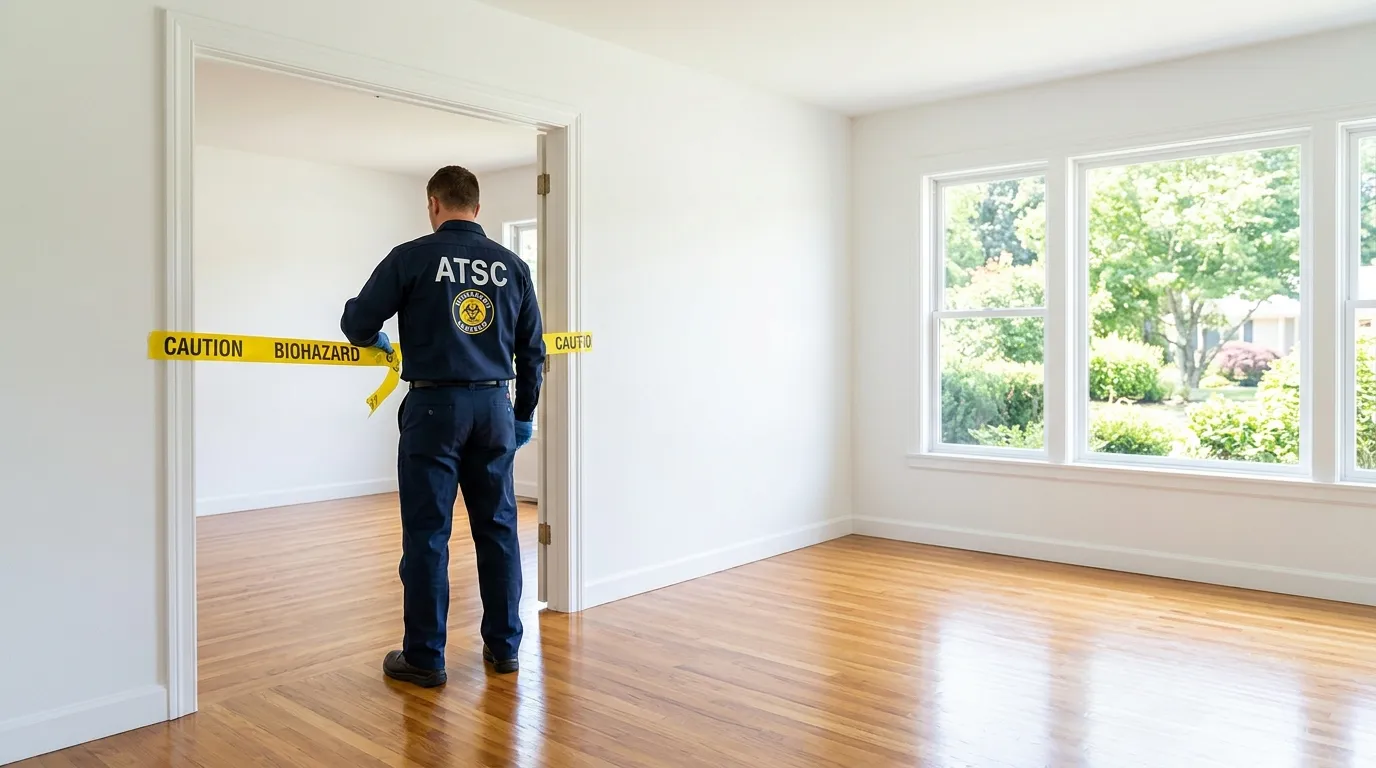 Certified biohazard cleanup crew performing Crime Scene Cleanup in Grosse Pointe