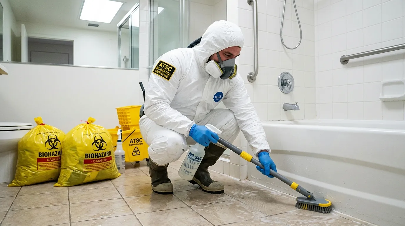 Decontamination equipment deployed for Blood Cleanup in Grosse Pointe